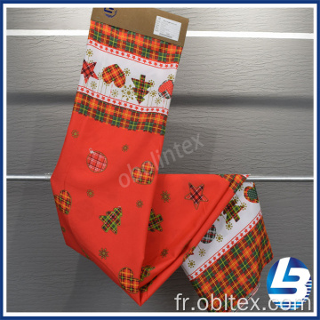 Obl2-H-002 Nappe imprimée à 100% polyester pour Noël